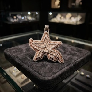 Premium Quality Moissanite Diamond Pendant Jewelry for <b>Men</b> and Women Brilliant Sparkling <b>Necklace</b> Accessory for Daily - Product Image 2