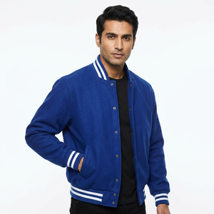 Patchs brodés personnalisés 2024 pour blouson universitaire homme, respirants, réversibles, avec manches en cuir, style urbain, hiver, non-tissé - Product Image 1