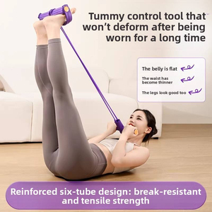 Appareil d'entraînement à pédale à quatre tubes 45x25cm en TPE pour la force et la flexibilité des jambes à domicile - Product Image 1