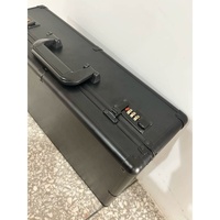 Boîte à outils en aluminium noir Glasco Gls-Bx9 avec serrure à code, boîte de rangement pour cartes, boîte à documents en aluminium personnalisée ODM/OEM, garantie 3 ans