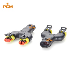 Tyco Y Splitter 2Pin AMP Superseal1.5 Serisi 2 Yollu Erkek-Dişi Adaptör 282104-1 282080-1 Otomotiv LED Işık Araçları için - Product Image 2