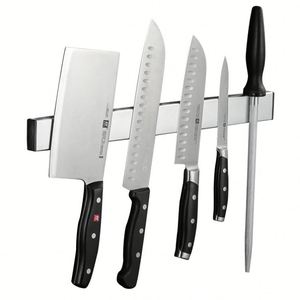 Barre magnétique murale double face pour couteaux, support d'outils de cuisine en acier inoxydable, porte-couteaux magnétique pour la cuisine - Product Image 3
