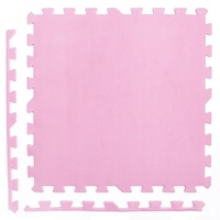 Tapis en mousse emboîtables noirs à motif diamant, tapis de sol de gym en EVA, grand tapis d'exercice géométrique en mousse EVA