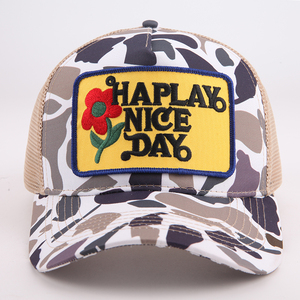 Tùy Chỉnh Thiết Kế 5 Bảng Điều Chỉnh <span class=keywords><strong>Camo</strong></span> Bóng Chày Mũ Thể Thao Ngoài Trời <span class=keywords><strong>Hat</strong></span> Thêu Vá Lưới Trucker Mũ - Product Image 5