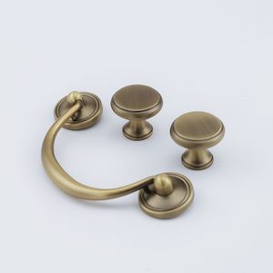 Pomo Redondo de Aleación de Zinc Bronce Antiguo para Armario, Tirador de Cajón, Manija para Puerta de Mueble - Product Image 6