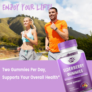 Gomitas de Saúco de Marca Privada OEM con Zinc y Vitamina C, Suplemento para el Sistema Inmunológico - Product Image 4