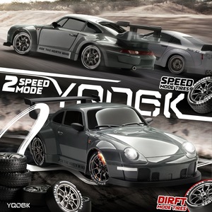1:24 4WD provches 911 modello di veicolo telecomandato Drift Car2.4GHz <span class=keywords><strong>da</strong></span> corsa Super sportive con giroscopio giocattoli leggeri a LED - Product Image 5