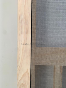 Portes moustiquaires manuelles en bois massif, durables et pratiques, pour chambre à coucher, appartement, école et jardin/terrasse - Product Image 3
