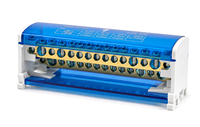 Vente directe usine – Bloc de distribution d'alimentation sur rail DIN 80A, boîtier de jonction unipolaire 690V