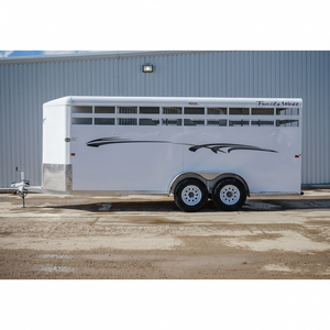 Semi-remorque pour bétail EagleX de qualité supérieure et abordable, nouvelle conception, 6,8x16, en acier, disponible à la vente - Remorques pour camions agricoles - Product Image 1