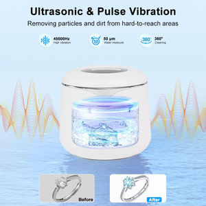 Glimlach Unieke Kleur Op Maat 45Khz 200ml 4 UV Lampen Mondbeschermer Aligner Tandheelkundige Pod Ultrasone Retainer Reinigingsmachine - Product Image 6