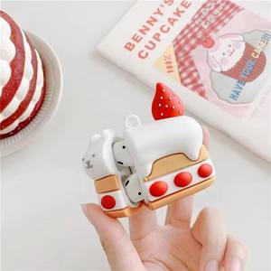 Étui pour écouteurs pour <span class=keywords><strong>AirPods</strong></span> Pro mignon fraise chat gâteau manchon de protection pour <span class=keywords><strong>Apple</strong></span> <span class=keywords><strong>Airpods</strong></span> 1 <span class=keywords><strong>2</strong></span> étui casque boîte Fundas - Product Image 5