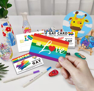 Stampa personalizzata impermeabile e antigraffio LGBTQ amore arcobaleno Gay Pride <span class=keywords><strong>carta</strong></span> <span class=keywords><strong>di</strong></span> <span class=keywords><strong>credito</strong></span> adesivo <span class=keywords><strong>di</strong></span> pelle - Product Image 5