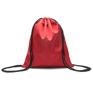Zaino personalizzato con coulisse borse a sacco a buon mercato Waterpoof 210D 600D borsa con coulisse in poliestere