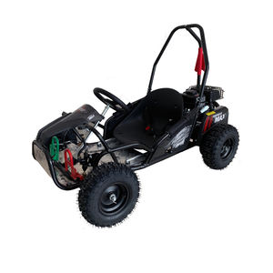 Yüksek performanslı benzinli Powered Go Kart Karting tek koltuk 37 km/H yarış ve sürüklenme Go kart  - Product Image 2