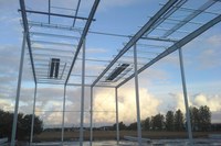 Atelier de transformation, entrepôt préfabriqué, conception de bâtiment en structure métallique, prix de l'entrepôt en structure métallique, construction d'entrepôt