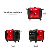 Générateur Sumec Firman de type 3,5 kVA, générateur à essence de 3 kW, générateur silencieux à essence pour l'alimentation en énergie d'urgence au Nigeria