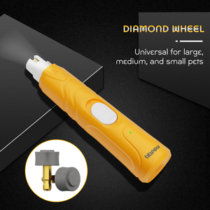 LILIPRO PG100 Lima Elettrica per Unghie di Animali Domestici Ricaricabile Silenziosa Affilatore per Zampe di Cani Senza Fili Kit per Toelettatura Gatti con Luce LED - Product Image 3