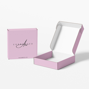 Caja de Embalaje Cosmético Plegable de Cartón Corrugado Personalizada para Pelucas, Lápiz Labial, <span class=keywords><strong>Pestañas</strong></span>, Loción Capilar, Reciclada, con Logotipo, Venta al Por Mayor - Product Image 1