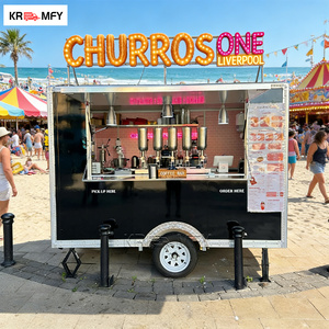 Remolque Cuadrado para Helados con Certificación CE, Equipado con Máquina de Helado Suave para Uso Comercial, Cocina Móvil de Calle para Postres - Product Image 5