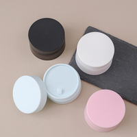 Pot de crème en plastique PP givré à double paroi de 5ml 10ml 15ml 30ml 50ml 100ml 150ml. 5g 10g 15g 30g 50g 100g 150g Cosmétique Contenir