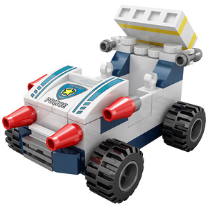 COGO Police 812 pièces 8 en 3 déformer éducatif grand camion transformer blocs <span class=keywords><strong>de</strong></span> construction jouets pour enfants - Product Image 4