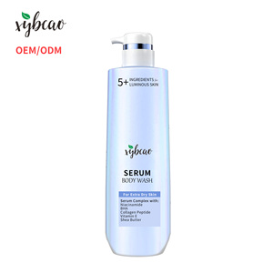 Parlatıcı Vücut Yıkama Jeli 768ml Niacinamide BHA Kolajen E Vitamini Shea Yağı ile Nemlendirici Pürüzsüz Parlaklık Eşit Ton OEM ODM - Product Image 1