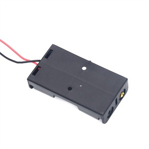 AA <b>Battery</b> Holder 2 Cell With Cable <b>Flat</b> Type For Electronics - Product Image 2