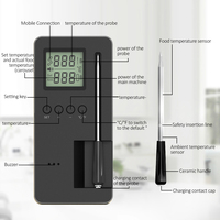 Thermomètre numérique sans fil rapide et précis pour viande, idéal pour la cuisson au barbecue, résistant à l'eau, accessoire de cuisine pour la maison et l'extérieur
