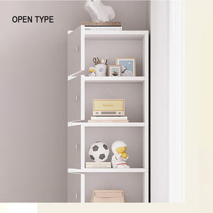 עיצוב אופנה צר ארון בגדים לבן צרים ארון אחסון נעליים דק ארון אחסון תיבת יחידה שילוב עבור הבית - Product Image 3