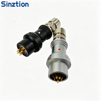 Conector Aviador de Empuje y Tracción Serie F Sinztion |   Pines y Núcleos Resistentes a Impactos y Personalizables para Dispositivos Electrónicos Aeroespaciales