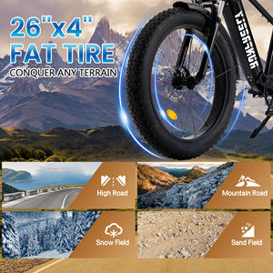 1688 Agent livraison rapide 26 pouces batterie au lithium 13AH 500W 48V longue durée VTT électrique - Product Image 6