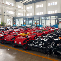 Pengiriman Gratis CE EPA 900mm Disetujui Mesin Pemotong Rumput RC Segala Medan Robot Pemotong Rumput untuk Dijual