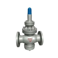 Katup Pengurang Tekanan Uap Piston DN400 Y34H WCB PN6.4c Flens Pengurang Tekanan Industri Suhu Tinggi Grosir