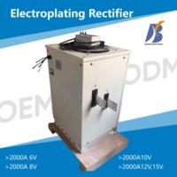 Redresseur haute fréquence 2000A 6v à refroidissement par air avec fonctionnement à pleine charge pour l'électrolyse