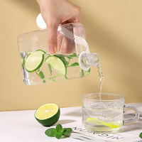 Bouteille d'eau carrée étanche en plastique Tritan de qualité alimentaire personnalisée de 500ml pour ordinateur portable