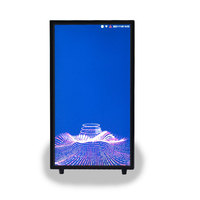 Mochila para caminar, reproductor de publicidad LCD, máquina de señalización digital para exteriores Android de 32 pulgadas