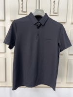 Chemise de golf haut de gamme personnalisable à col montant pour hommes