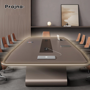 Cao cấp sang trọng hiện đại bằng gỗ họp bàn ghế đặt cho trường học phòng họp tiếp tân bàn gỗ Bảng điều chỉnh phong cách - Product Image 1