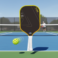 Raquette de pickleball 16 mm sans bordure, surface givrée en nid d'abeille, thermoformée en graphite T700, fibre de carbone, approuvée USAPA, durable