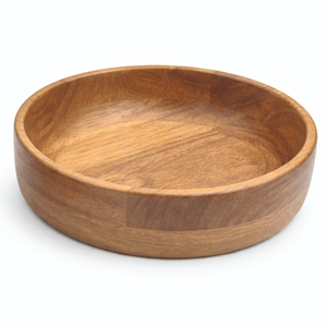 Juego Premium de 2 Tazones para Ensalada de Madera Tallada Blanca con Diseño Profundo y Ancho, Duraderos y Ecológicos - Product Image 2