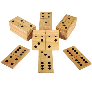 EASTOMMY Jeu de dominos en bois ET-235083, dominos d'extérieur pour pelouse et cour, jeux d'extérieur - Product Image 6