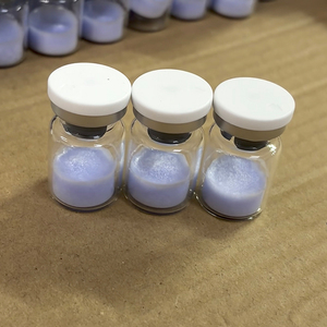 Vente en gros d'usine CAS 49557-75-7 Poudre de GHK-Cu pure de qualité cosmétique, peptide de cuivre bleu pour l'anti-âge et la réparation de la peau - Product Image 1