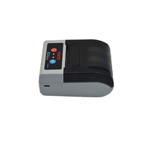 Imprimante thermique sans fil Bluetooth 58 mm pour reçus et étiquettes avec coupeur automatique, compatible Android et iOS, pour l'impression de factures