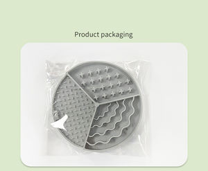 Tappetino per leccare il cane rotondo con alimentatore lento in silicone all'ingrosso del produttore - Product Image 6