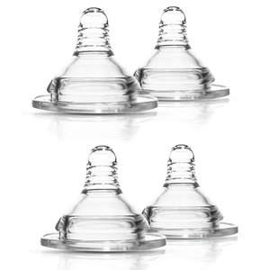 Sortie d'usine bébé <span class=keywords><strong>biberon</strong></span> à large bouche <span class=keywords><strong>avec</strong></span> mamelon en silicone givré tête <span class=keywords><strong>plate</strong></span> douce et sensation réelle lait maternel Durable naturel - Product Image 3