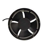 Kipas Aksial AC CFM Tinggi 22060 220x220x60 MM 220V Kipas Buang Aliran Udara Besar untuk Pembuangan Panas Mesin Industri