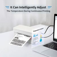 110mm 4x6 pouces meilleure imprimante d'étiquettes d'expédition imprimante d'étiquettes de codes à barres à points de ligne thermique pour entrepôt