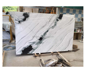 Piedra de azulejo de losa de mármol blanco Panda - Product Image 1