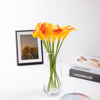 PU Calla-Lilien Blumenstrauß Künstliche Blumenarrangements Heimdekoration Künstliche Calla-Lilien